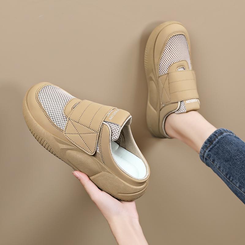 Damen Sommer Sandalen Beige Lässige Mädchen Sneaker Schwarz Lässige Sport Sandalen Übergröße