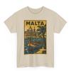 Malta T-Shirt: Retro Comic Mediterranes Erbe T-Shirt
