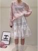 High-Waisted A-Line White Lace Crochet Midi Skirt for Women - Slimming, Petite, Fluffy Summer Style