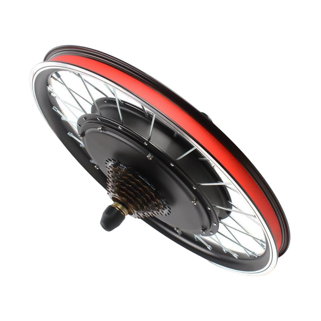 20 In Rear Wheel Electric Bicycle Motor Conversion Kit eBike Hub Motor 1000W 48V LED Display for Cyclists Who Like Challenges