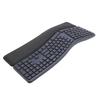 Wireless Ergonomic Keyboard Split with Cushioned Wrist Rest USB Connectivity USB C Rechargeable