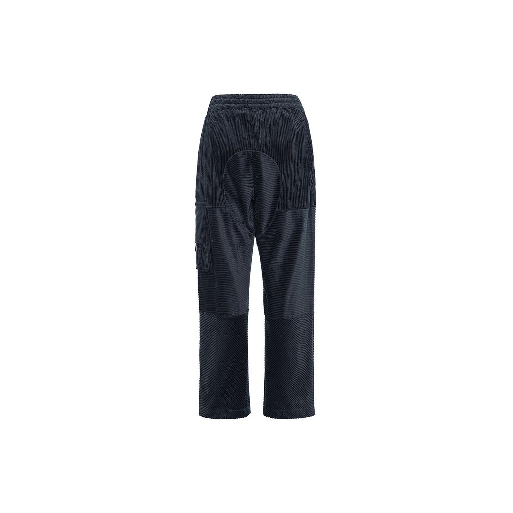 Nike Corduroy Workwear Casual Straight-Leg Pants Men Bottoms Black DA6686-010