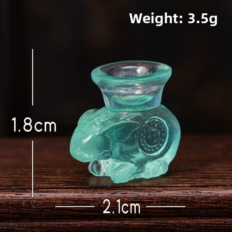 Decoração de Peça de Bronze em Resina Com Efeito Luminoso no Escuro Para Interior de Carro e Exibição em Casa