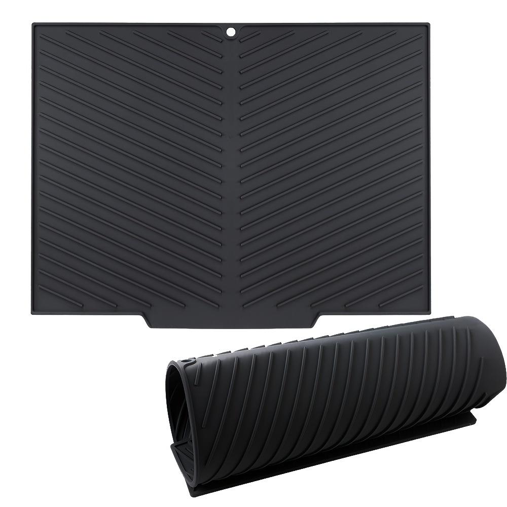 

1pc Dish Drying Pad – Non-Slip Bar Mat for Kitchen & Bathroom,Soft Washstand Drain Mat,Multi-Purpose Absorbent Counter Protector