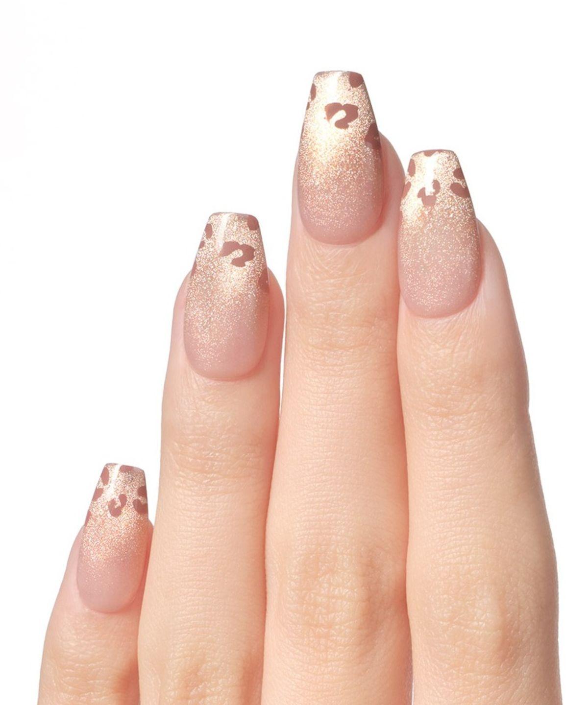Dashing Diva Magic Press Leo (Coffin) Nail Tips