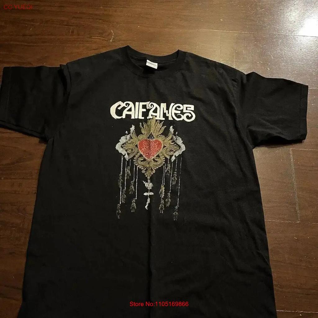Caifanes Mex Tour T Shirt Size L Vintage Homme Versatile Designer Clothes Top For Everyday Wear Breathable Stylish
