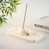 Nordic Style Ceramic Cat Incense Holder - Cute, Stylish Sandalwood Burner and Animal Ornament