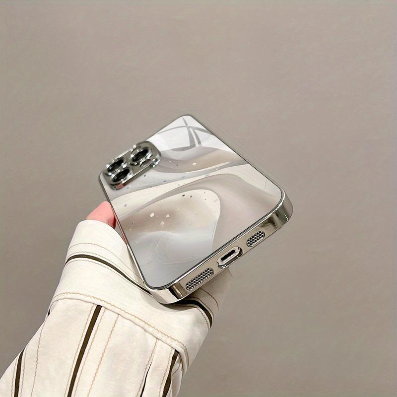 Minimalist Creative Ripple Pattern Electroplated Phone Case For Samsung Galaxy S25 S24 S23 Ultra Plus FE Tempered Glass Cover