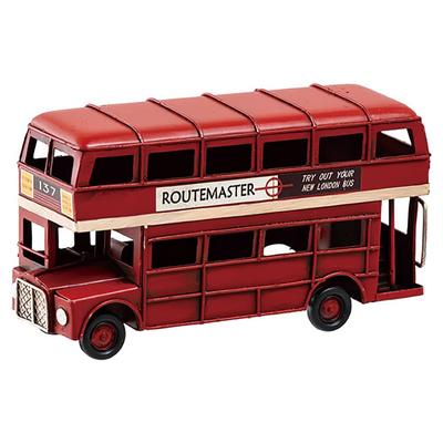 HEADS Innen Dekoration W165×T55×H90mm Rot 1 Stk Innen Blech Mini London Bus HEADS BRZ-INT18