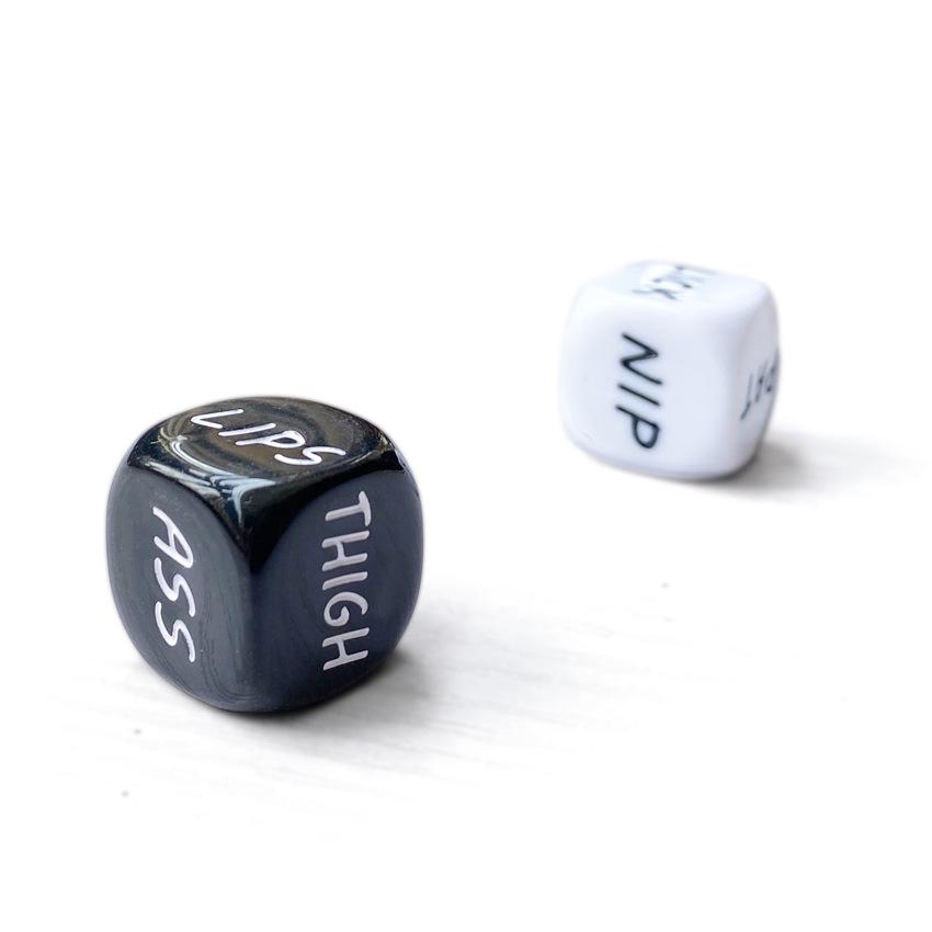 Black and White Erotic Dice: 16mm Teasing Game