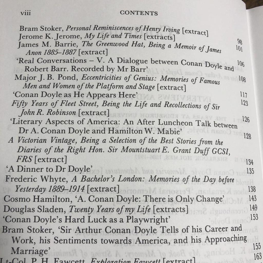 [USED] Sir Arthur Conan Doyle: Interviews and R