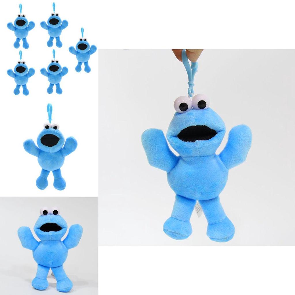 Adorable Sesame Street Cookie Monster Soft Plush Ornament Dolls For Kids Gifts
