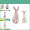 Authentic Pvc Canadian Hairless Sphynx Cat Model Toy Perfect For Display And Gifts