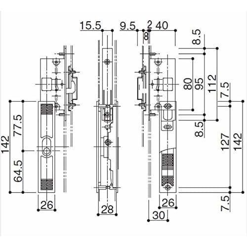 Door Lock (HH3K6310D) YB Bronze