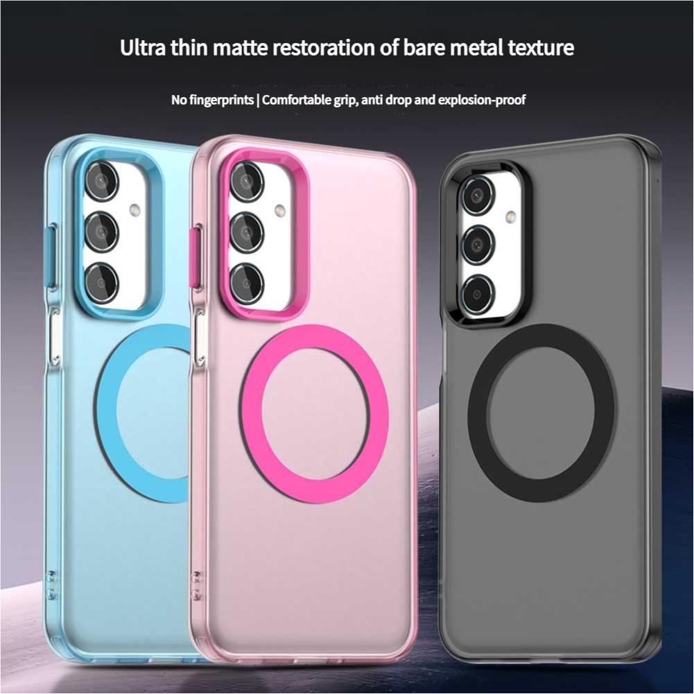 Magsafe Matte Phone Case For Samsung Galaxy F15 M35 A05 A05s 5G A06 4G Case Magnetic Wireless Charging Shockproof Back Cover