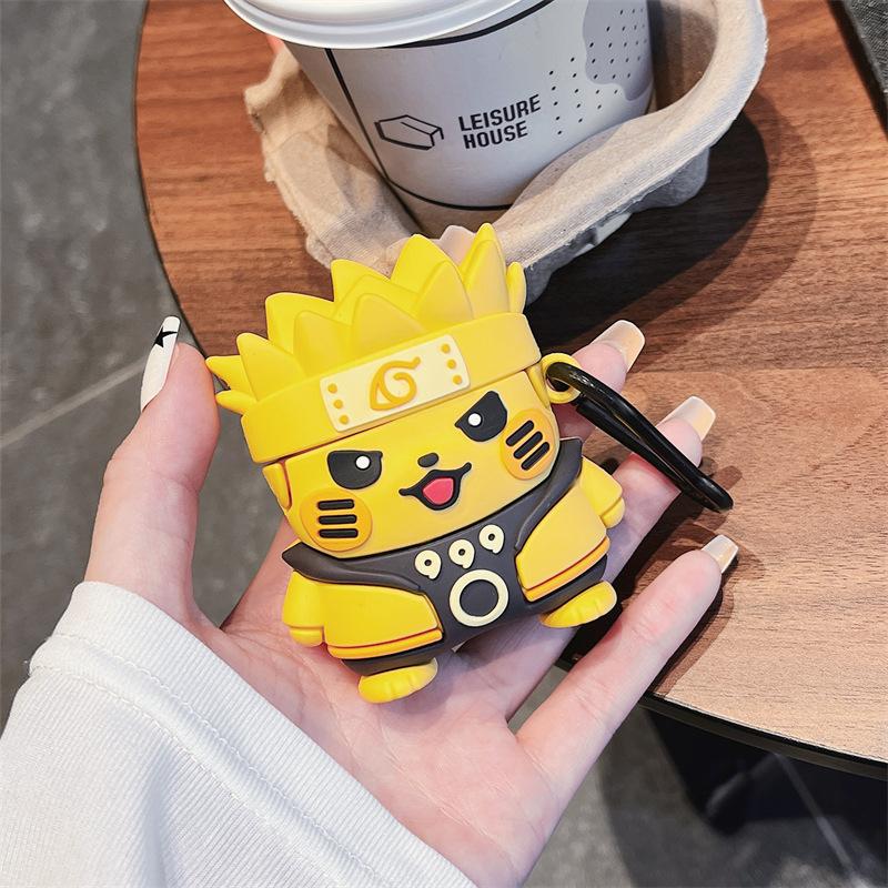 Hokage Naruto Pikachu Is Suitable for AirPods Pro1 Generation Protective Case 1 Generation Pro1 Apple Bluetooth Headset Case