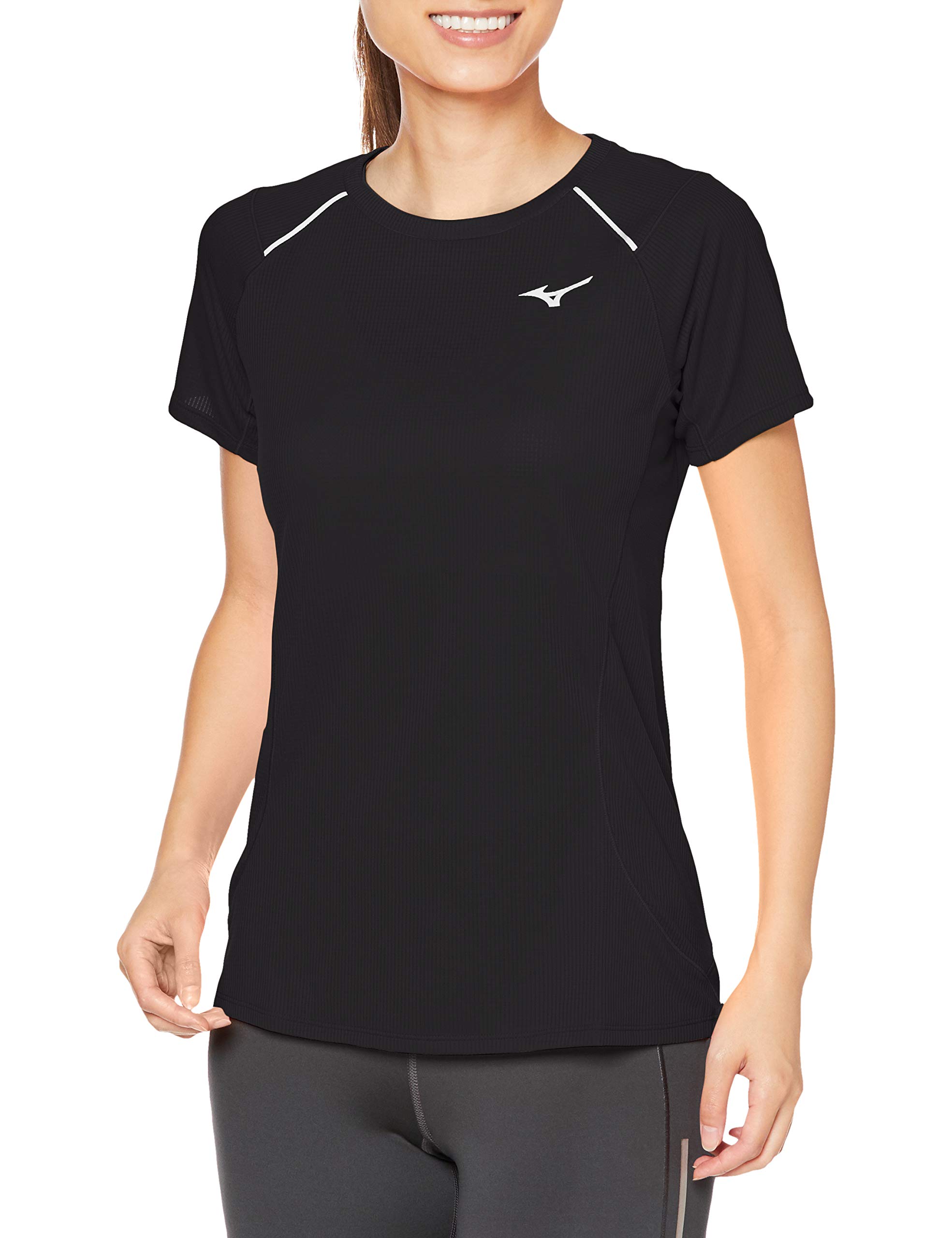 

Беговые шорты Mizuno Dry Aeroflow Размер S Размер J2MA0713 Женская футболка, Рукав, Черный, (Япония Ю.), чёрный