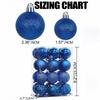 Electroplated Christmas Ball Ornaments Shatterproof Christmas Ball  for Tree Decoration