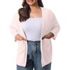 Women's Fall And Winter Fashion Casual Soild 3/4 Sleeve Mid-Length Cardigan Jacket