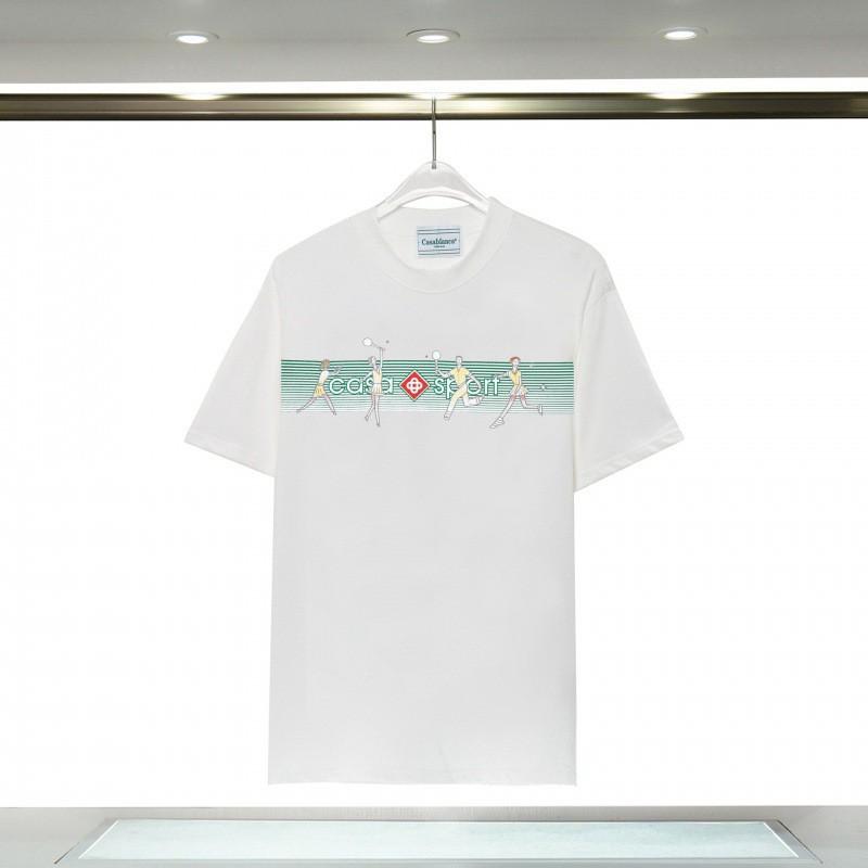 Unisex Cotton T-Shirt With Digital Print Letter Loose Fit Casual Wear