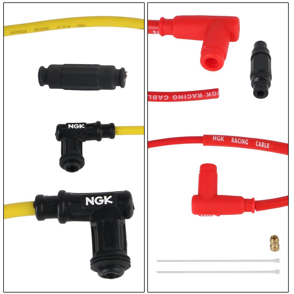 For Dirt Bike Racing Go Kart ATV Scooter Moto Spark Plug Lridium Cable Universal Motorcycle Lgnition Coil