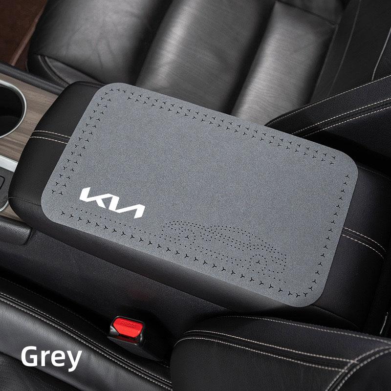 Center Console Armrest Cover Pad Auto Universal Decor Box Protector Soft Waterproof For Kia Rio 3 4 K2 K3 X-Line Car Accessories CF5