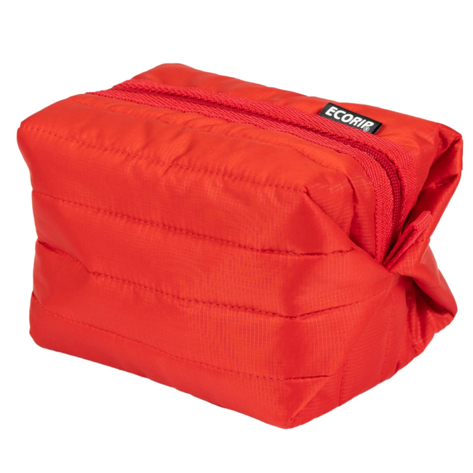 

padou [Ecorip] Ecorip Cooler Origami Pouch (Red) Water-Repellent, Lightweight, Washable, Made with Recycled Fiber, Foldable, Insulated Cooler Bag,