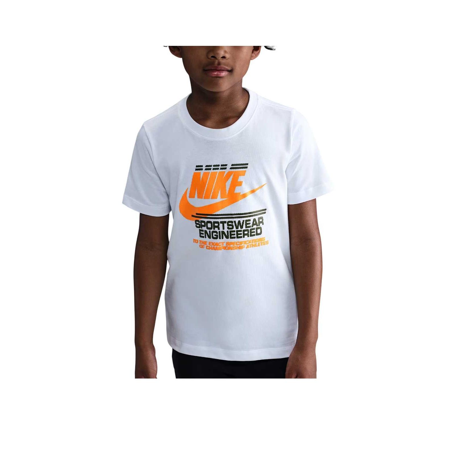 

Nike Sportswear T-Shirt Comfortable Fashion Simple Versatile Casual Breathable Short Sleeve Kids Tops HV5217-100 S