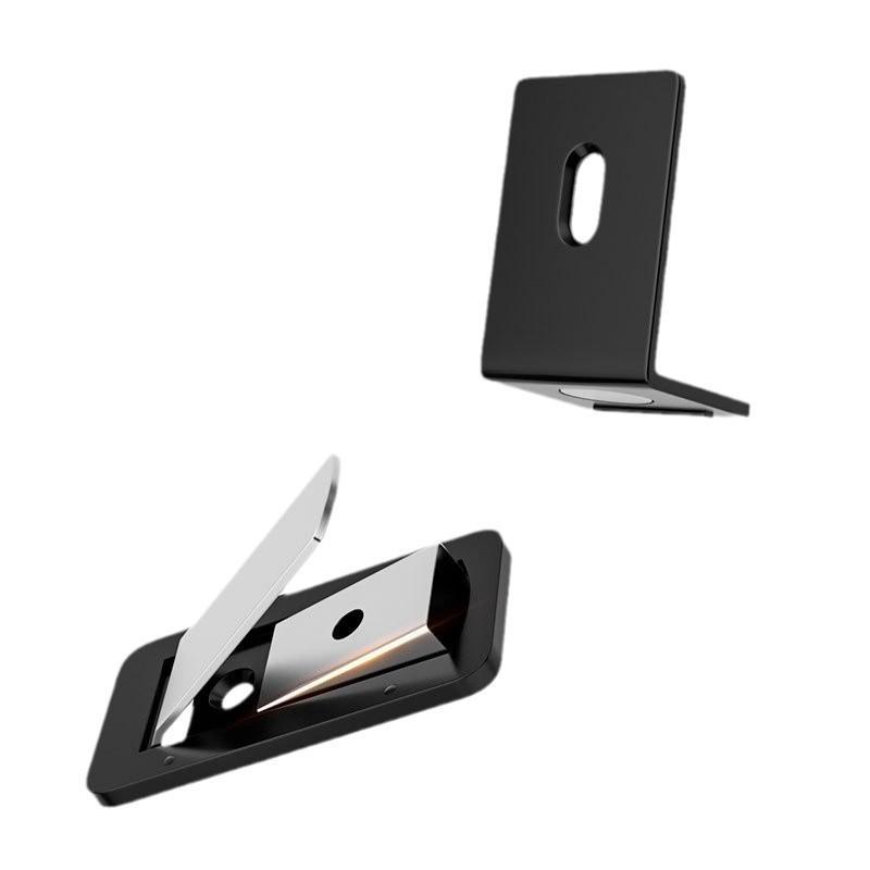 Invisible Magnetic Door Stopper Self Adhesive No Drilling Anti-Collision Door Catch for Kids Room Bathroom Living Room