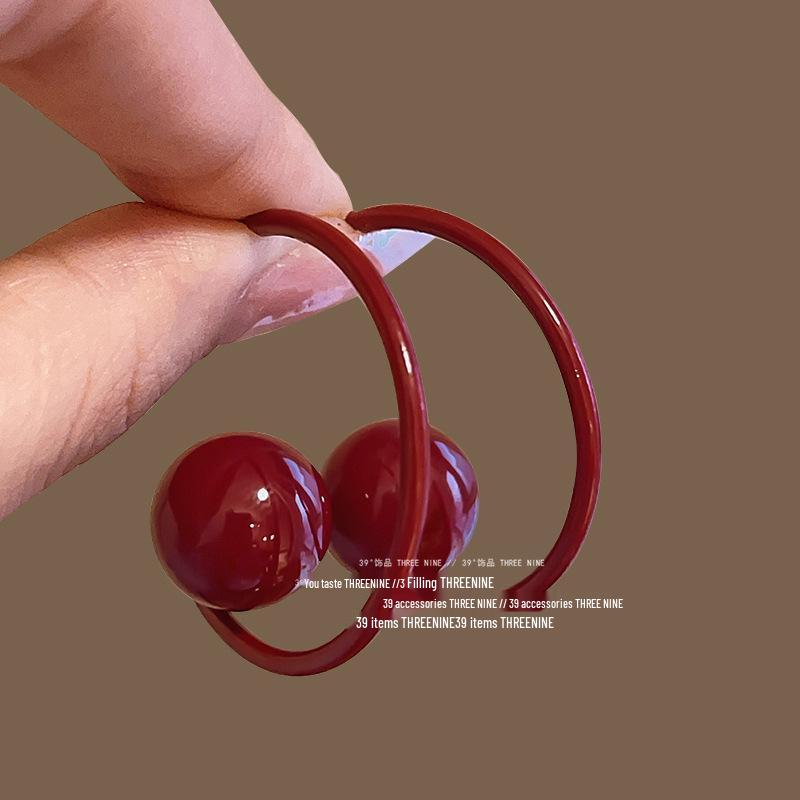 2025 New Retro Hong Kong Style Colorful Earrings: Luxury, High-End Studs, Exaggerated Fashion for Women