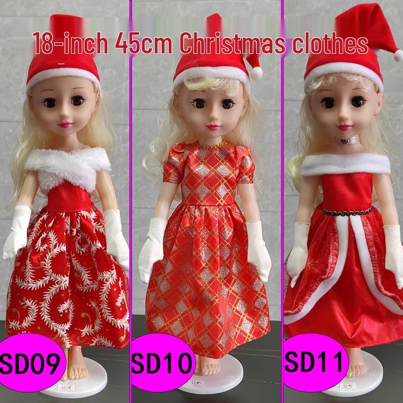 Christmas Doll Clothes Set for BJD and Reborn Dolls - Limited Edition Fashion for Children