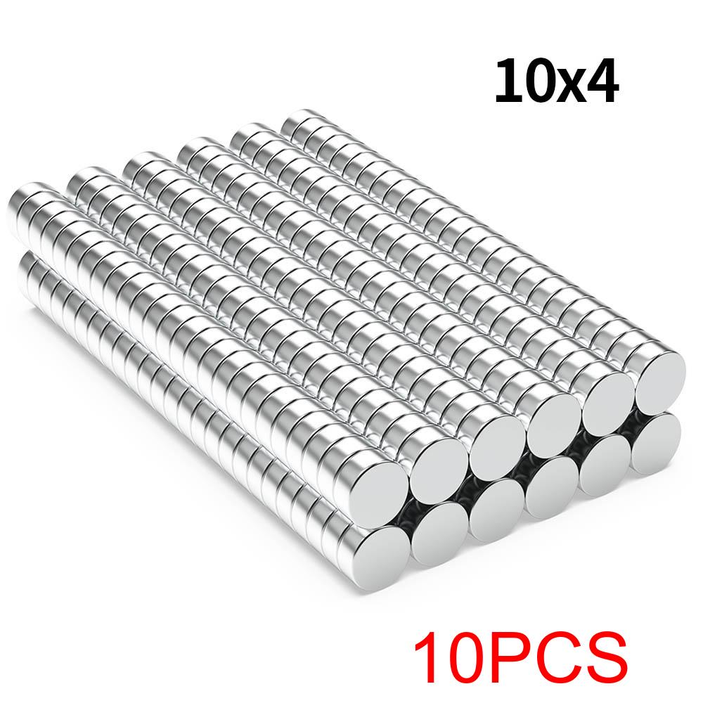 Super Strong Neodymium Magnet N35 NdfeB Permanent Magnetic imanes Round Powerful Magnets Refrigerator 10x1 10x2 10x3 10x5mm