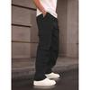 Men's Stylish Casual Loose Straight-leg Trousers - Men's Multi-pocket Work Pants