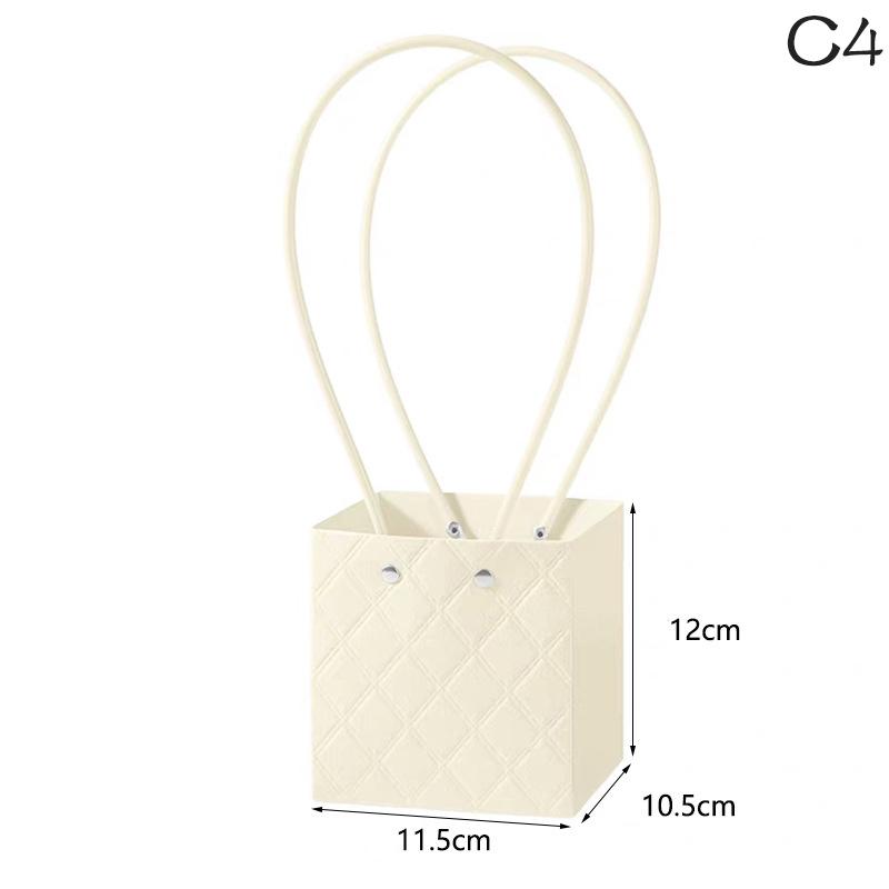 Taşınabilir Çiçek Paketleme Kutusu Düğün Dekorasyonu Hediye Çantası Kendin Yap Buket Paketleme