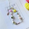 Aesthetic Beaded Phone Charms With Cute Butterfly Heart Pendants Colorful Acrylic Beads For Teen Girls Gifts Phone Decoration