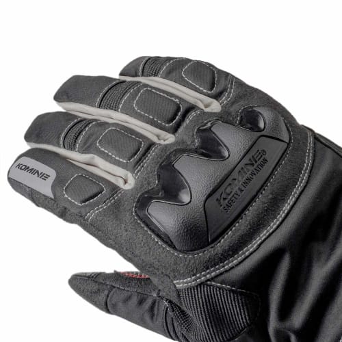 Komine Motorcycle Protective Winter Gloves Black M GK-834 1279 Waterproof Cold Protection Stretch Material Protector for Autumn/Winter/Spring