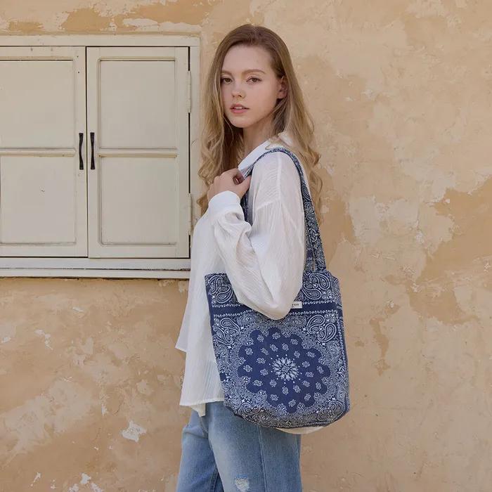WASHING PAISLEY ECO BAG 2 COLOR
