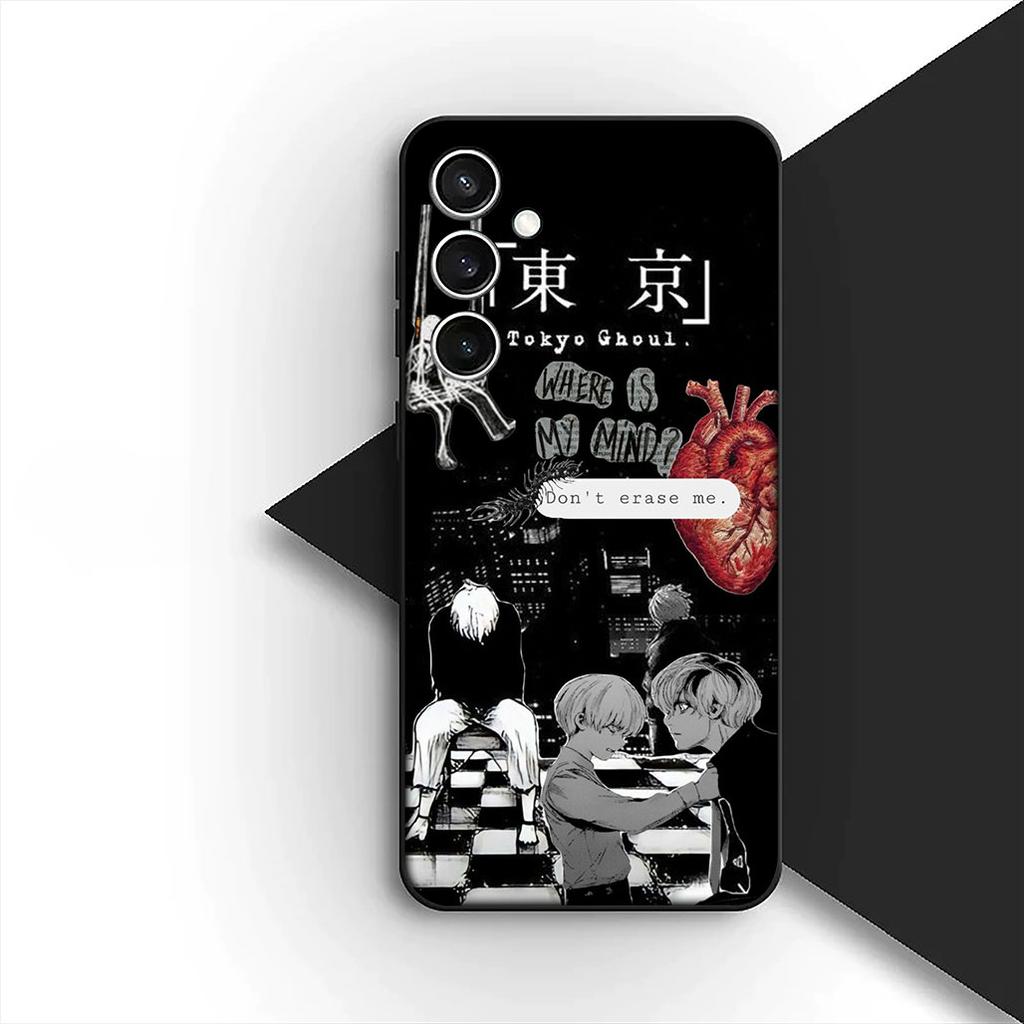 Tokyo Ghoul Ken Kaneki Silicone Cover for Samsung Galaxy S10 Lite S8 S9 Plus A33 A34 A31 70 A71 A72 Note 20 9 8 Coque Phone Case