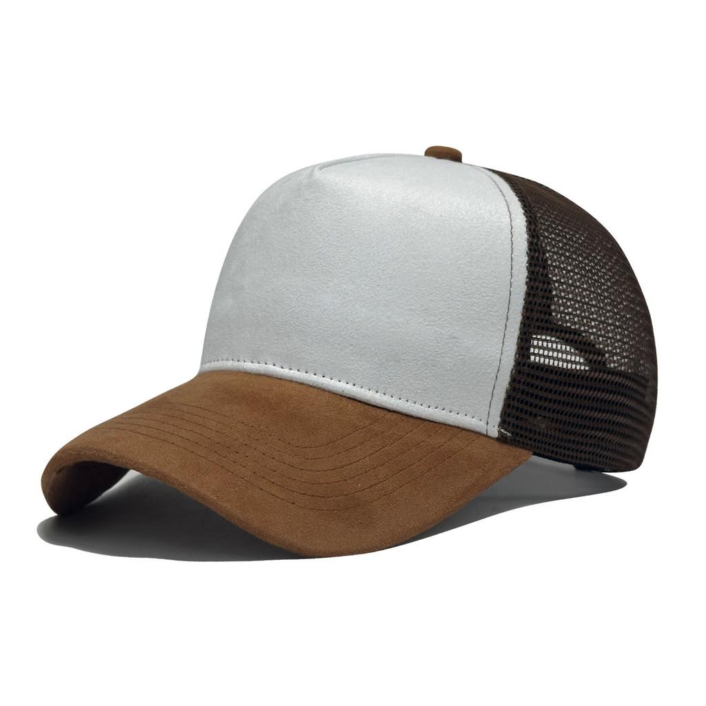 Baseball Cap Men Summer Breathable Mesh Sun Hat With Extended Brim For Casual Outdoor Use