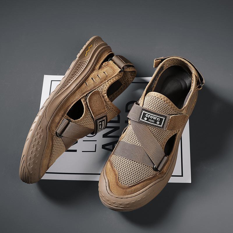 New summer men's bag head sandals non-slip breathable beach shoes versatile outer wear casual sports summer shoes