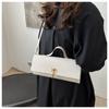 Design di nicchia personalizzato, Stile casual occidentale, Semplice monospalla, Tendenza casual, Borsa da donna, Borsetta quadrata piccola alla moda