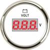Custom 52MM Gauge Voltmeter 8-32V Marine Volt Meter Auto Voltmeter Universal Voltage Boat Automobile With Red Backlight 12V 24V