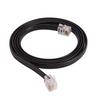 1-Meter Six-Pin Rj12 Flat Phone Line 6P6C Green Copper 6-Pin Phone Line