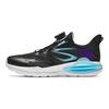 Anta Kids Fabric Synthetic Leather Comfortable Knob Non-Slip Wear-Resistant Low-Top Running Shoes Kids Running Shoes Black Blue 312435504-3