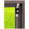 Comfortable Security Slide Lock with Key, Auxiliary Lock for Bay and Sliding Windows, N-1128, Black, Nomura Tech