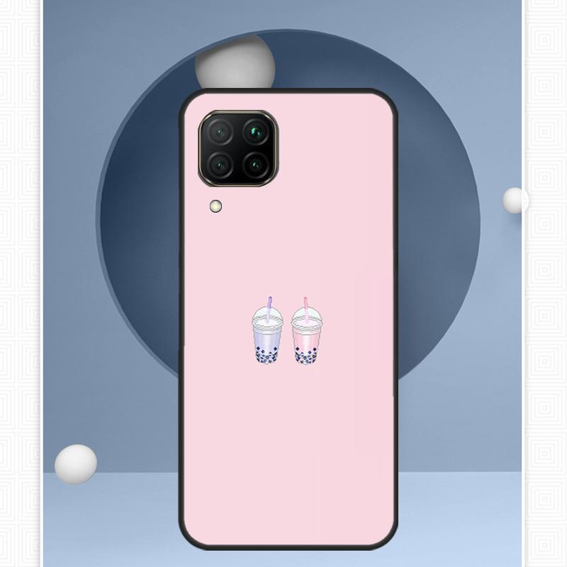 Boba Milk Tea For Huawei Nova 12s 12i 11i 8i Y91 Y60 Y70 Y72 Y90 Y61 9 10 SE P20 P40 Lite P30 P60 Pro Case