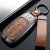 Alloy Leather Smart Car Key Fob Cover Case Shell Chain For Chery Omoda 5 Tiggo 7 8 9 Plus Pro Arrizo 6 8 Remote Holder Protector