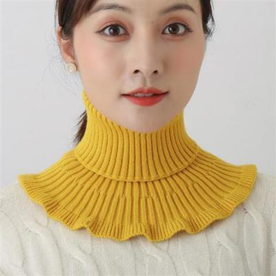 Protect the Cervical Spine To Keep Warm and Cold All-match Knitted Fake Collar