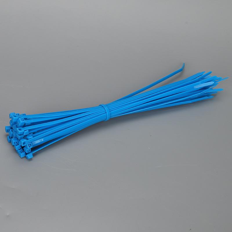 3×200mm Size 100Pcs/Bag Multicolor Slef-Locking Nylon Cable Tie Quickly Bundle Plastice Loop Wire Wrap Random color