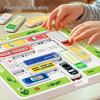 Kids' Car Puzzle Challenge: Huarong Dao Logic & Brain Development Toy
